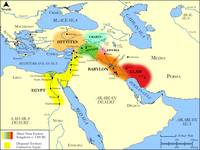 Kingdoms of the Near East, about 1300 BC