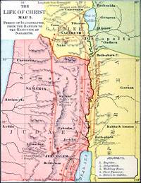The Life of Jesus, Map 2: The Start of His Work