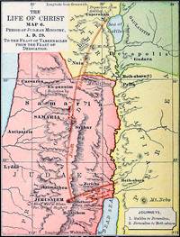 The Life of Jesus, Map 6: In Judea