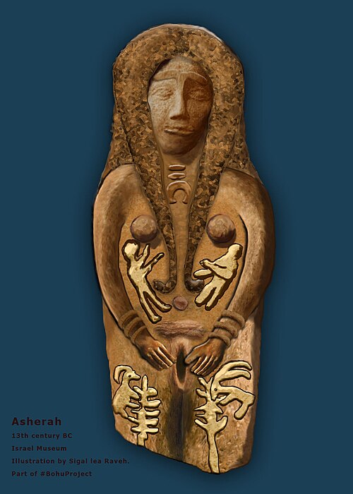 A clay figurine from Revadim, 13th century B