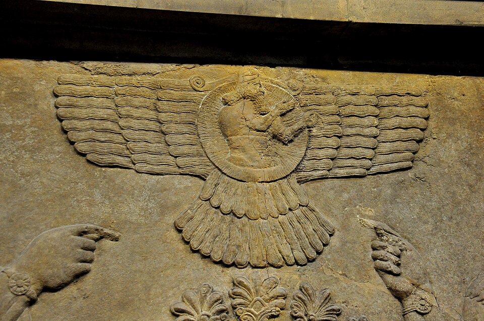 Wall relief from the palace of Ashurnasirpal II at Nimrud, 865 to 850 B