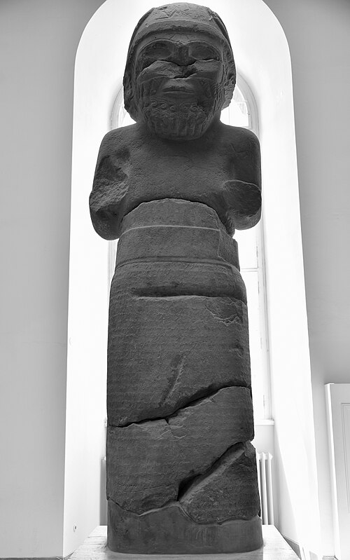Colossal statue of the god Hadad, from Gerdshin near Samal, about 775 B