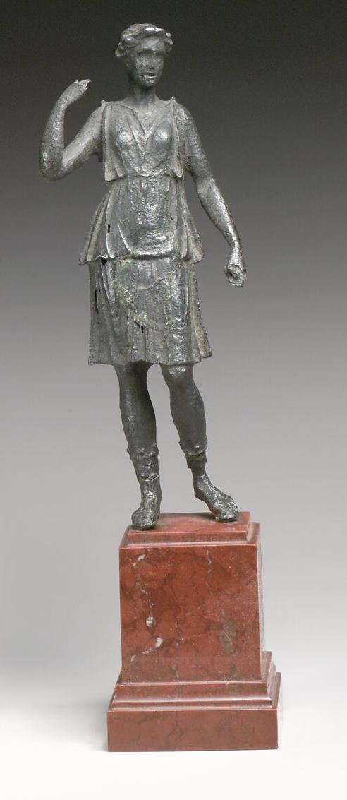 Bronze statuette of Artemis, 3rd to 1st century B