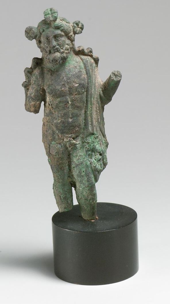 Statuette of Zeus or Jupiter, bronze, A