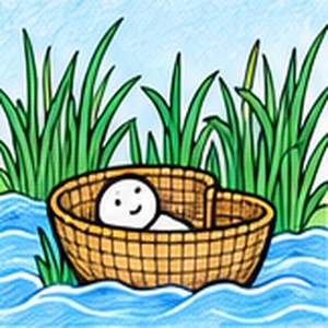 Moses in the reeds