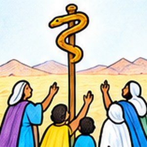 The bronze serpent